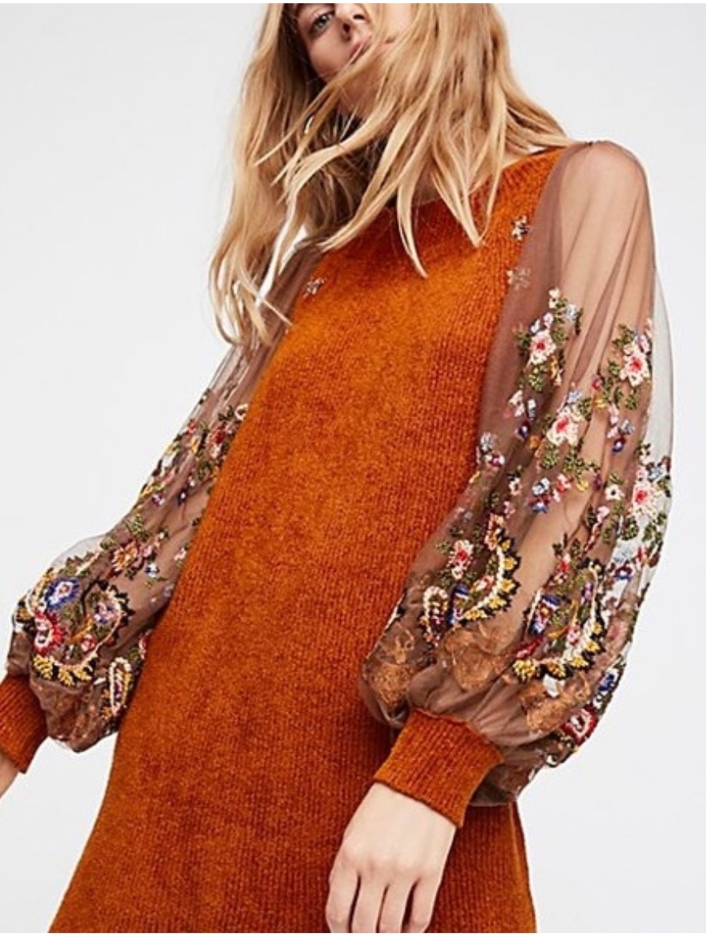 Free People Hidden Garden Tunic Dress